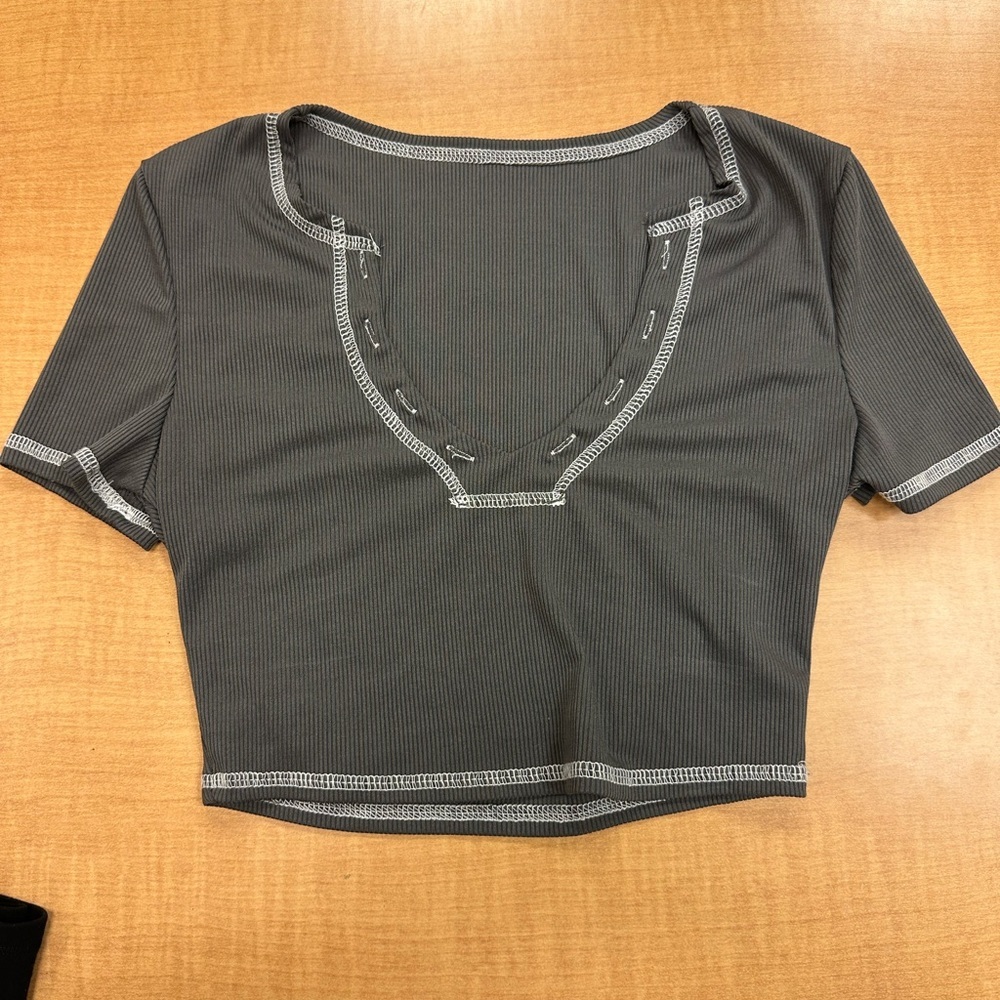 Gray Women's Top